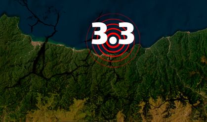 Giresun açıklarında üç ayrı deprem meydana geldi