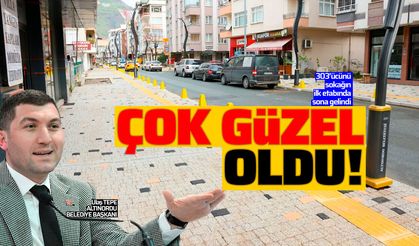 Başkan Tepe: Sokaklarımızı çağdaş bir görünüme sunuyoruz