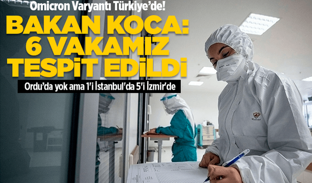 Omicron Varyantı Türkiye'de