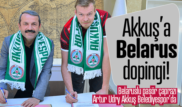 Akkuş Belediyespor'a Belarus dopingi!