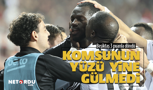 Yılport Samsunspor Beşiktaş engelini geçemedi