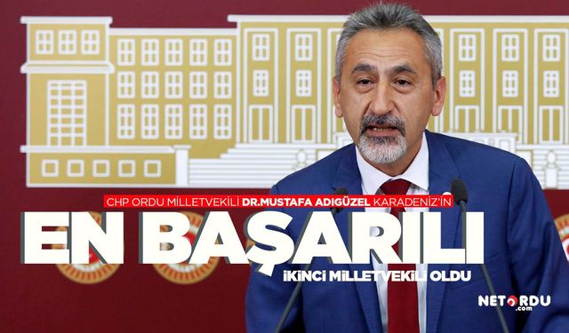 CHP'li Adıgüzel Karadeniz'in en başarılı ikinci ismi oldu