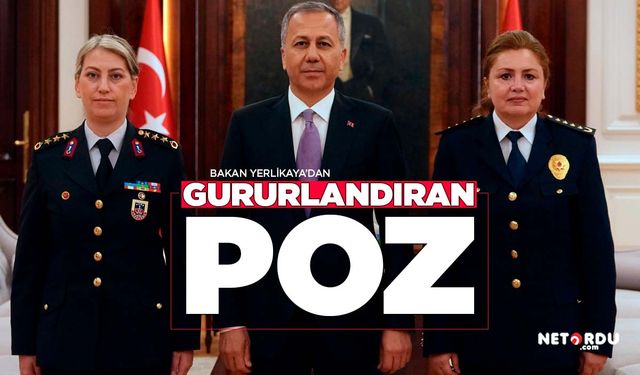 Bakan Yerlikaya'dan gururlandıran poz