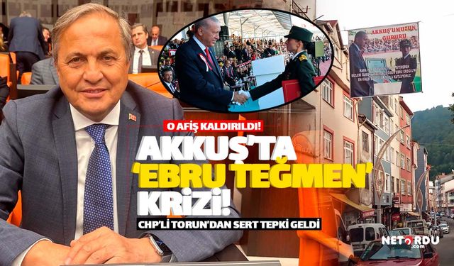 Akkuş'ta 'Ebru Teğmen' krizi!