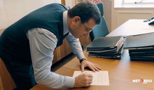 Ekrem İmamoğlu Cumhurbaşkanı adaylığına müracaat etti
