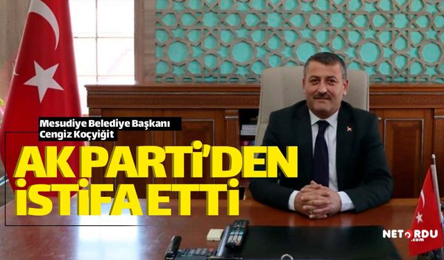Mesudiye Belediye AK Parti'den istifa mı etti?
