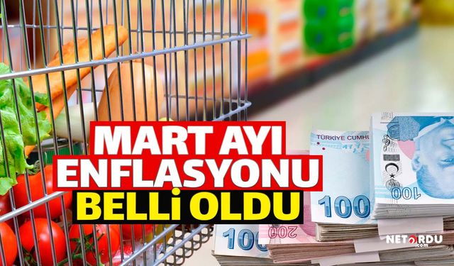 TÜİK 2025 Mart ayı enflasyonunu açıkladı