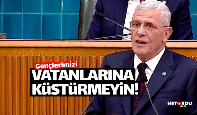 Dervişoğlu: "Gençlerimizi vatanlarına küstürmeyin!"
