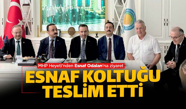 MHP Heyeti'nden esnaf odaları ve muhtarlara ziyaret