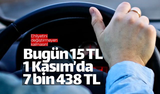 Eski ehliyetleri yenilemek için 31 Ekim son gün