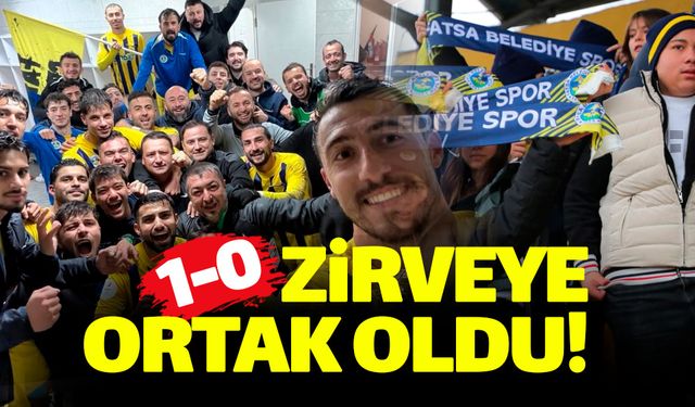 Fatsa Belediyespor ligde zirveye ortak oldu!