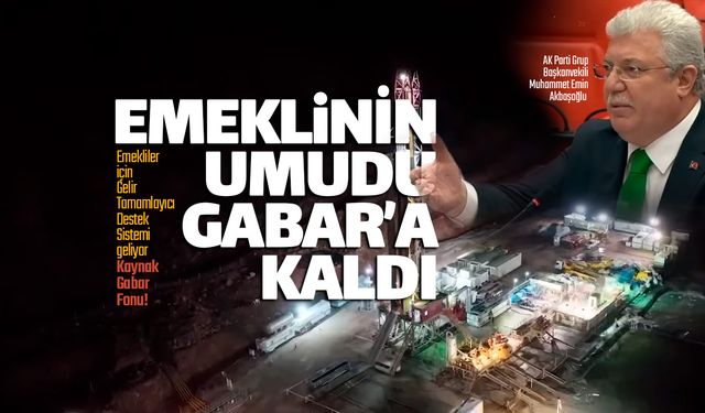 Emeklinin en düşük maaş umudu 'Gabar'a kaldı