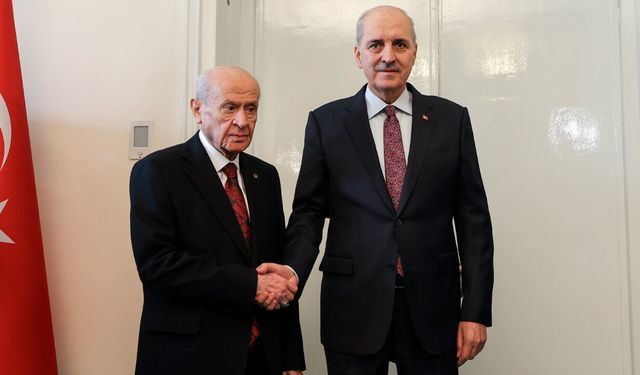 Numan Kurtulmuş MHP Lideri Bahçeli'yi ziyaret etti