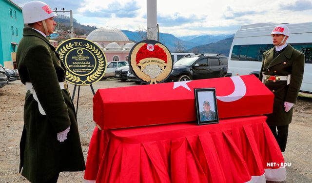 Ordulu Kore Gazisi Mehmet Ali Çalışkan'a son veda