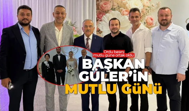 Ordu Basını, Başkan Güler'in Mutlu Gününe Ortak Oldu