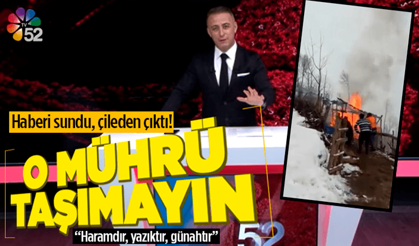 Haberi sundu adeta çileden çıktı!