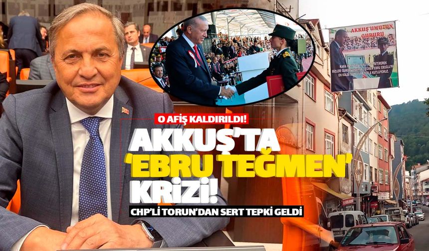 Akkuş'ta 'Ebru Teğmen' krizi!