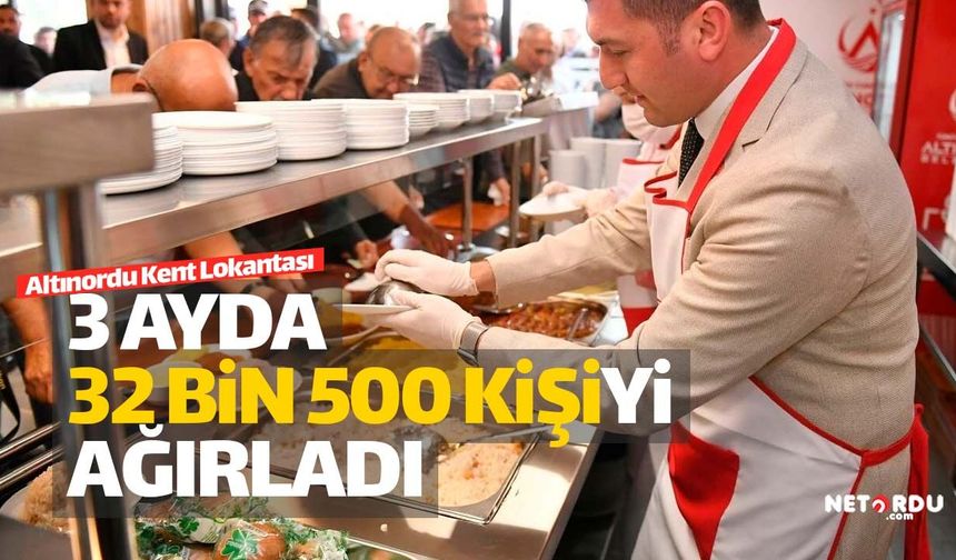 Kent Lokantası 3 ayda 32 bin kişiyi ağırladı