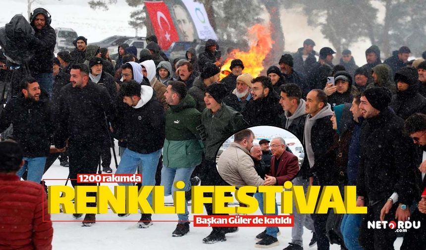 Bin iki yüz rakımlı Keyfalan Yaylası'nda renkli festival