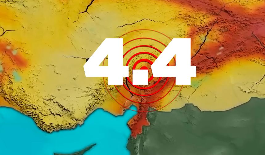 Osmaniye'de 4.4 büyüklüğünde deprem meydana geldi