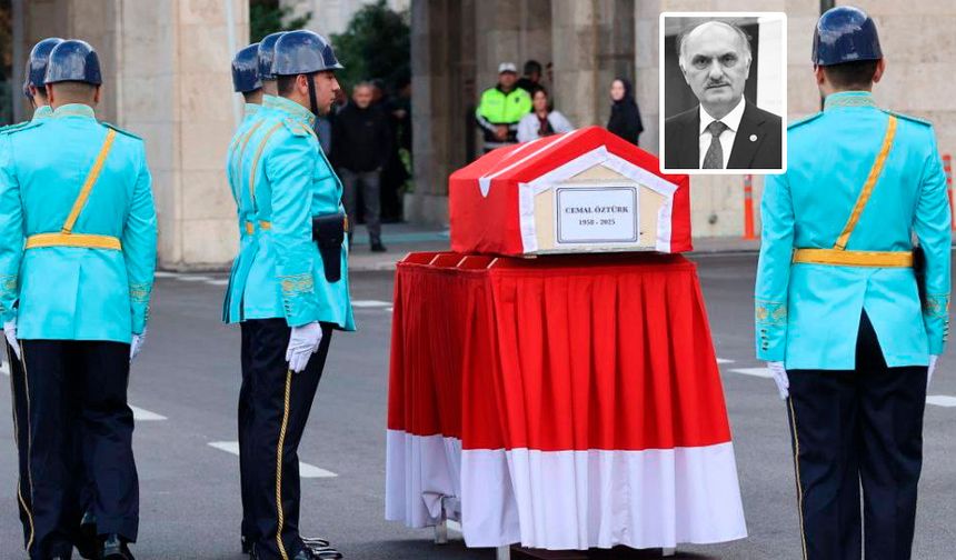 Cemal Öztürk için TBMM'de cenaze töreni düzenlendi