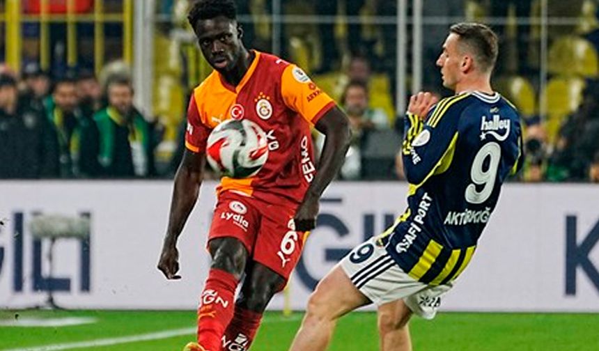 Galatasaray Kadıköy derbisinden lider döndü: 1-1