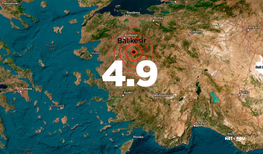 Balıkesir Sındırgı'da 4.9'luk deprem yaşandı