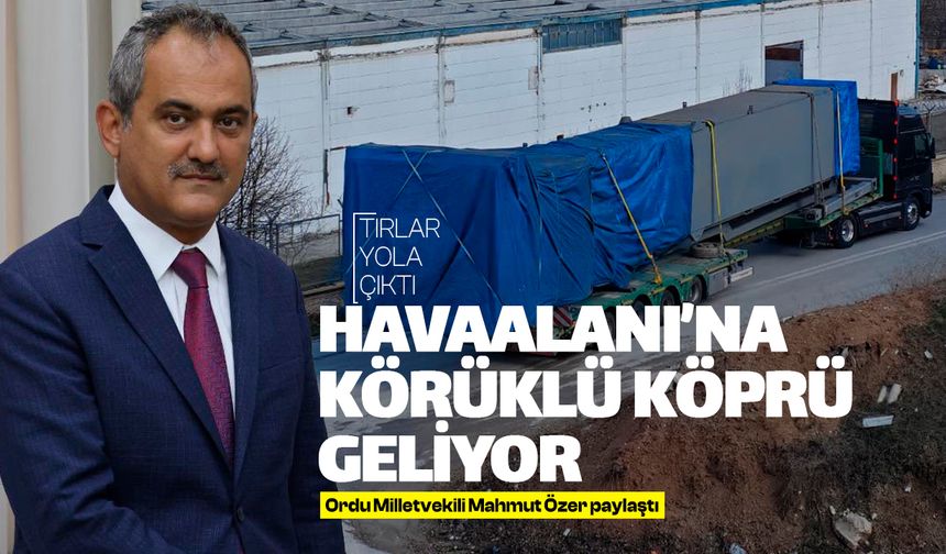 Ordu-Giresun Havalimanı'na 'körüklü köprü' sistemi geliyor