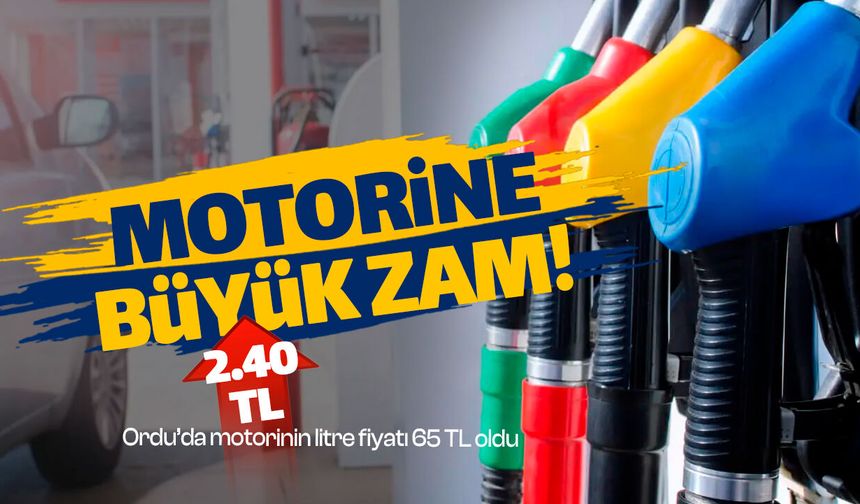 Akaryakıt fiyatlarına 2.40 TL'lik zam geldi