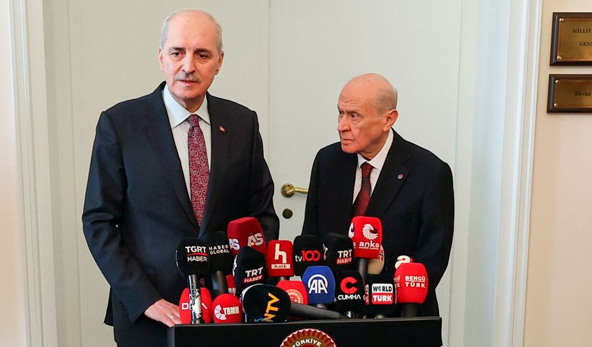 Numan Kurtulmuş MHP Lideri Bahçeli'yi ziyaret etti