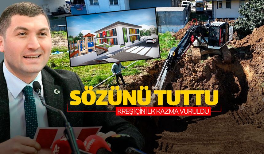 Altınordu Belediye Başkanı Ulaş Tepe 'kreş sözü'nü tuttu