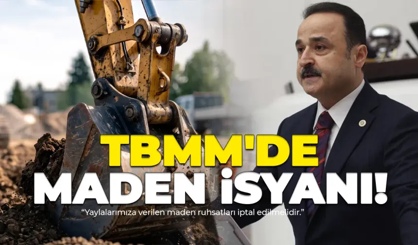 Şanlıtürk'ten TBMM'de Maden İsyanı: "Yayalarımıza Verilen Ruhsatlar İptal Edilmelidir"