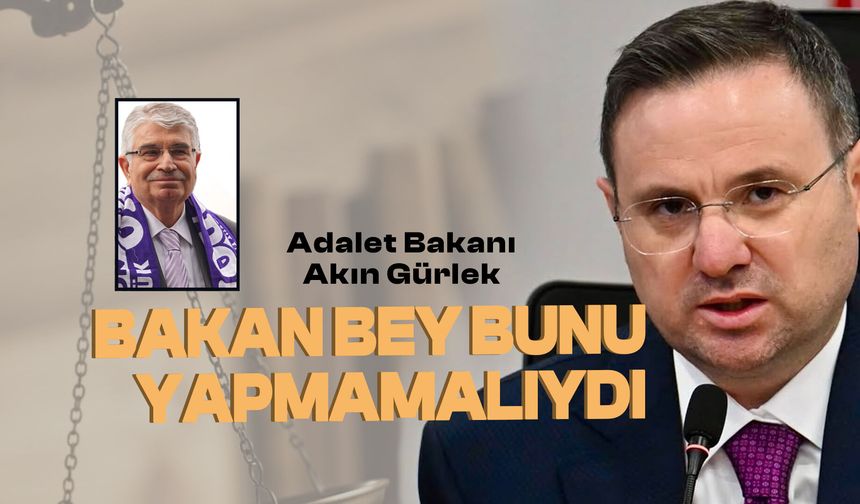 Adalet Bakanı Akın Gürlek'ten 'İdris Naim Şahin' açıklaması