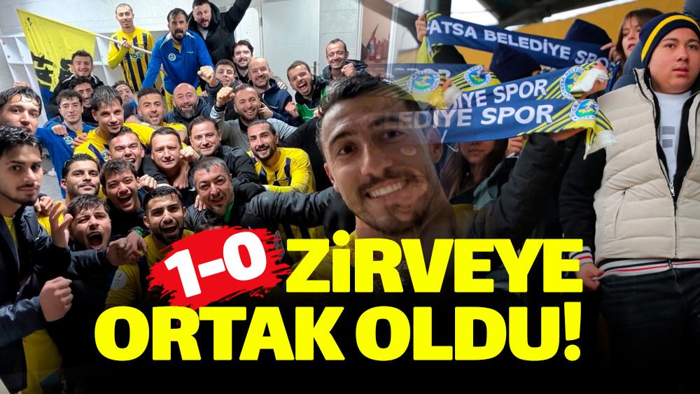 Fatsa Belediyespor ligde zirveye ortak oldu!