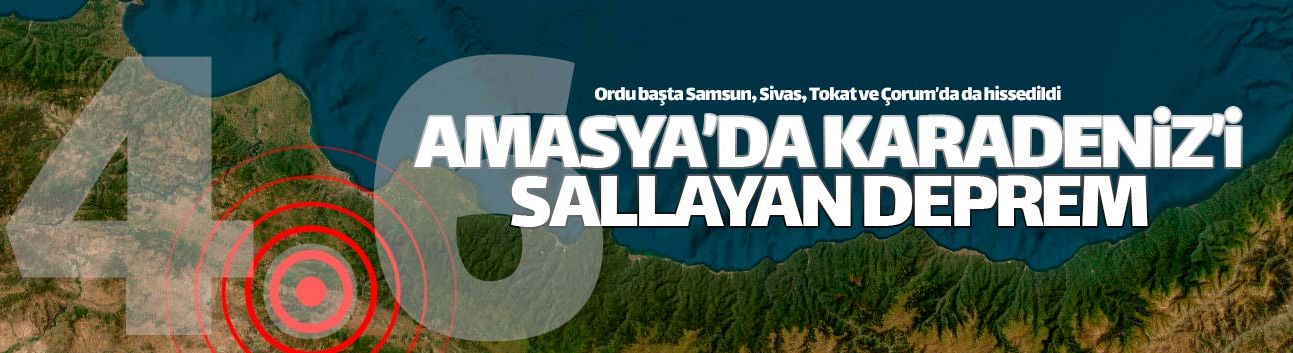 Doğu Karadeniz'deki 4.6'lık deprem 5 ilde hissedildi