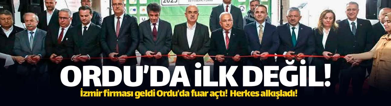 Fatsa'da Tarım Hayvancılık ve Fındık Fuarı açıldı