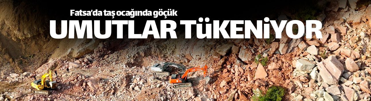 Fatsa'da 1 işçi hala enkaz altında aranıyor