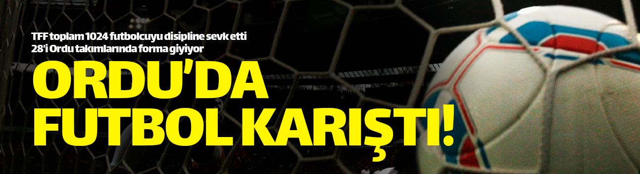 Futbolda 'Bahis Soruşturması' Ordu'yu karıştırdı!