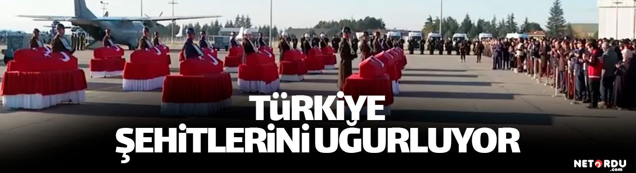 Türkiye şehitlerini son yolculuğuna uğurladı