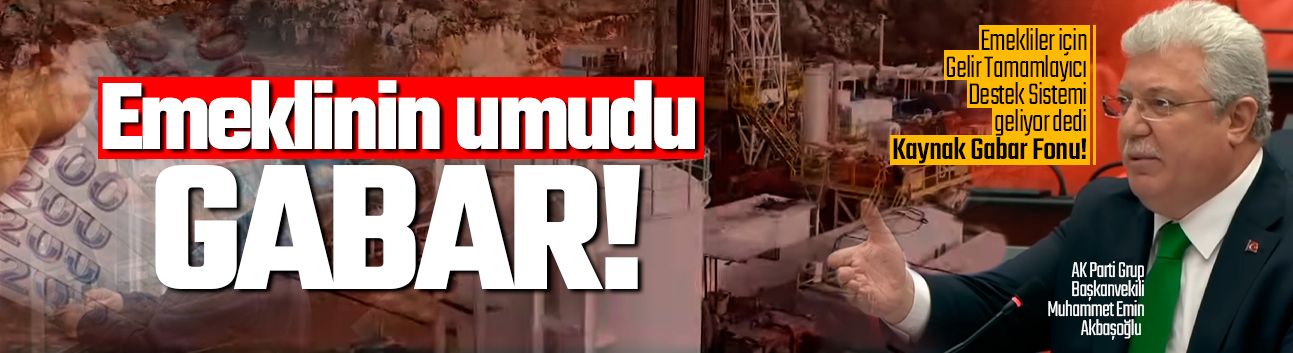 Emeklinin en düşük maaş umudu 'Gabar'a kaldı