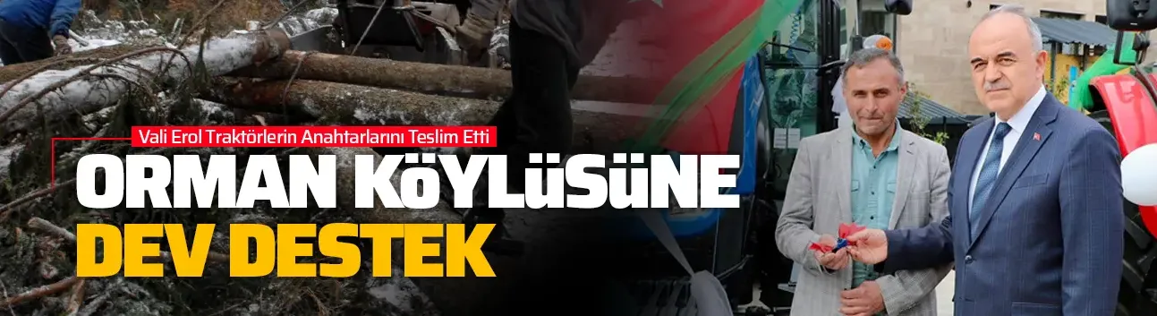 Ordu'da Orman Köylüsüne Dev Destek!