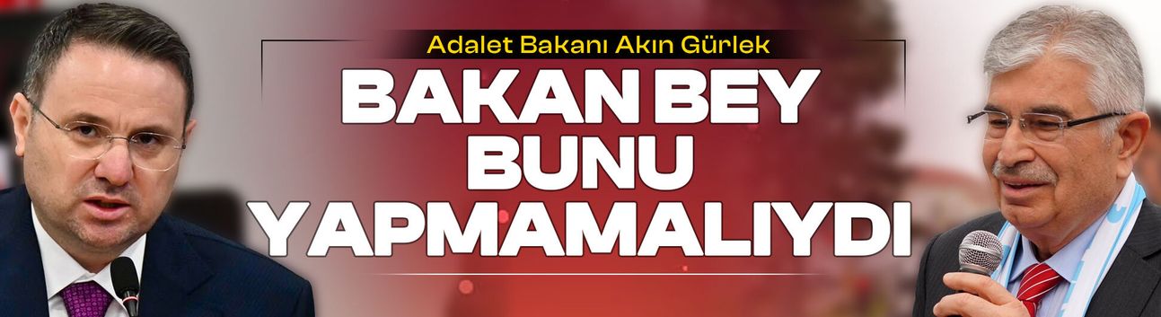 Bakan Gürlek'ten 'İdris Naim Şahin' açıklaması